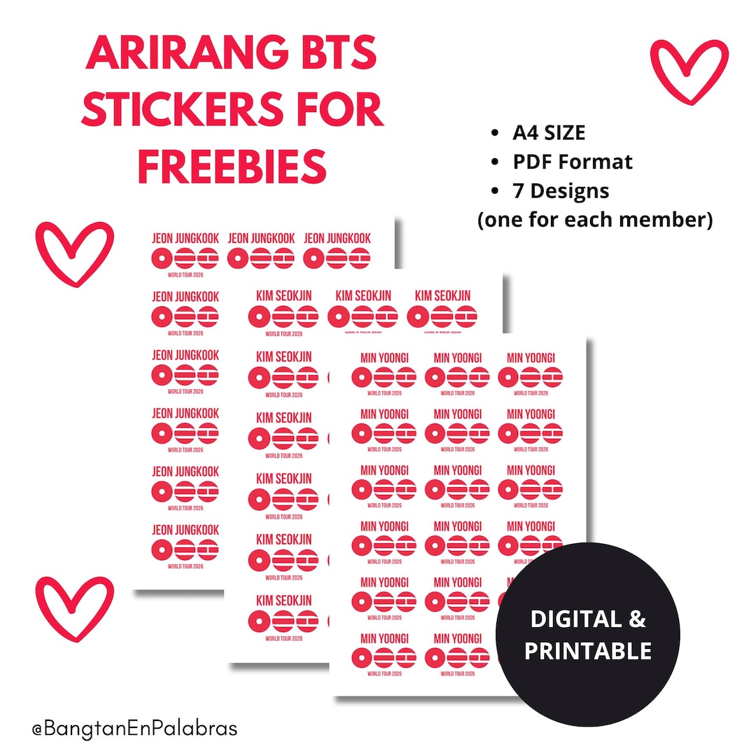 ARIRANG BTS Members Printable Stickers Freebies Etsy UK arirang-bts-members-printable-stickers-freebies-etsy-uk