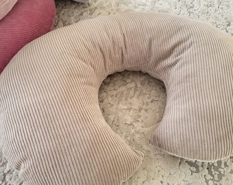 100% COTTON Nursing pillow made of corduroy removable cover