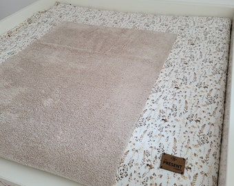 Changing mat, changing pad with cover Bohoblume