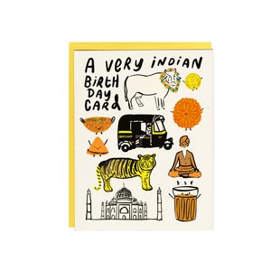 Sehr indische Geburtstagskarte