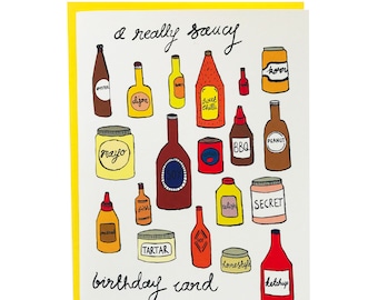 A Really Saucy Birthday Card