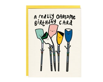 A Really Oarsome Birthday Card