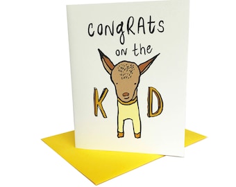 Goat Baby Greeting Card