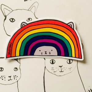 Rainbow Cat Sticker