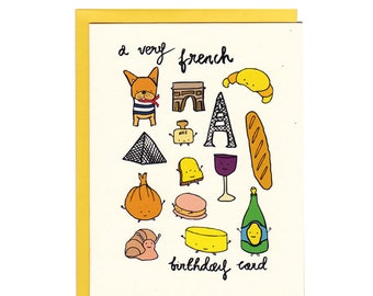 A Very French Birthday Card