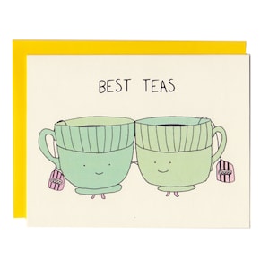 Beste Teas Friends Wenskaart