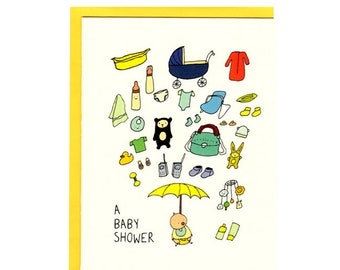 Baby Shower Greeting Card