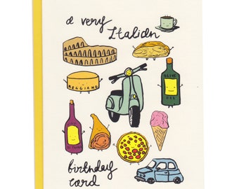 A Very Italian Birthday Card