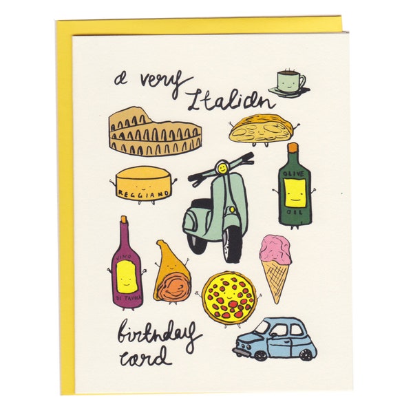 A Very Italian Birthday Card