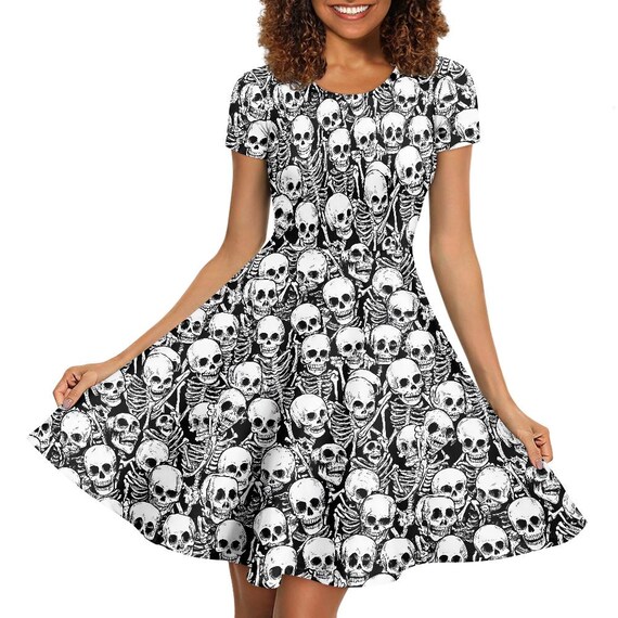 custom print skater dress Best Friend Matching Skater Dresses