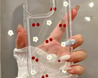 Yoedge 2 Pezzi Cover per Xiaomi Mi 11 Lite 4G/5G/5G NE 6,55, Trasparente Morbida Custodia in Silicone Antiurto Antigraffio Protettiva Case con Disegni per Donne per Xiaomi Mi 11 Lite, Fiore 1