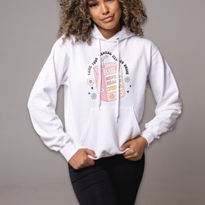 Take your juice kartonnen doos y2k health mental [Oversized wijde hoodie met capuchon, uniseks XS SML XL XXL] Gepersonaliseerde aangepaste naam