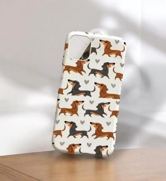 Dachshund Sausage Dog, Brown Puppy Dog, Custom Case for iPhone 16