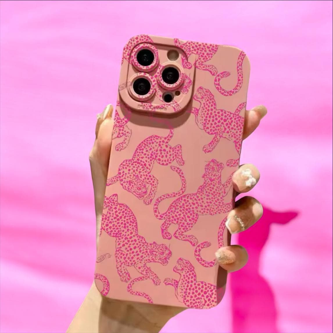 Pink Leopard Cheetah Print Casetify Case Leopard Cheetah Design