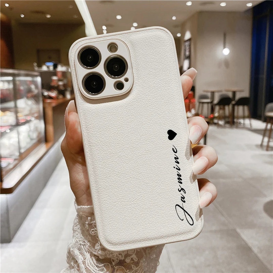 CHABDA Cover Personalizzata Custodia per iPhone 13 Personalizzato con Foto Testi Disegni Personalizza Custodia Immagine, Antiurto Bianco Personalizzabili Case per iPhone 13