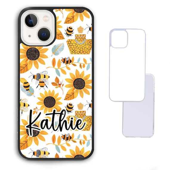 Bumble Honey Bee Yellow Aesthetic Hard Case Casing iPhone SE