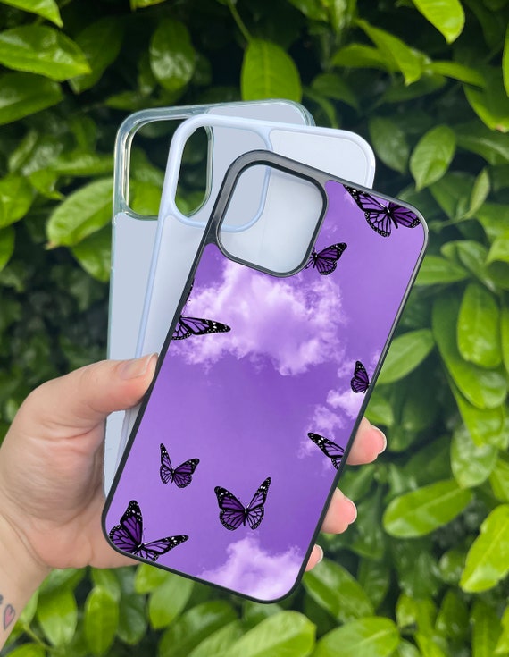 Butterfly Iphone Aesthetic Cases For Iphone Purple Butterfly Y2K