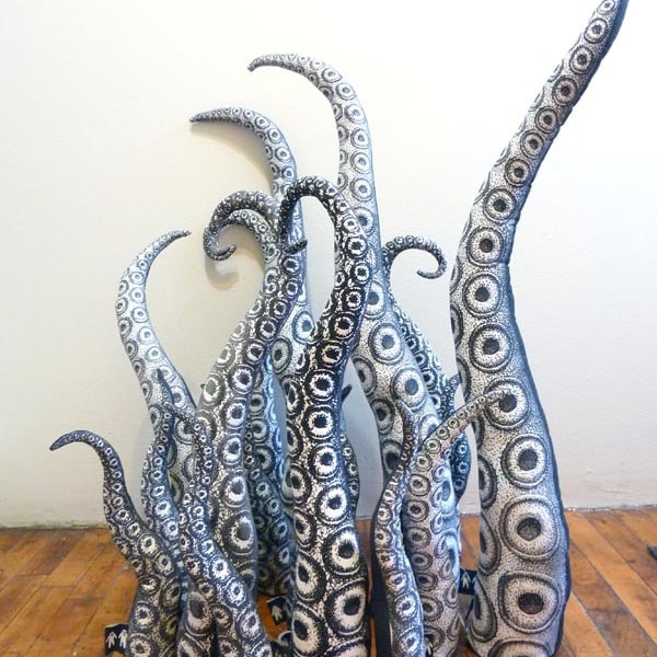 Set of 3 tentacles: small, medium, and large