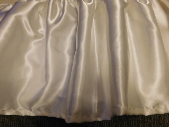 satin crib skirt