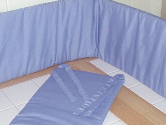 solid color crib bumper pads