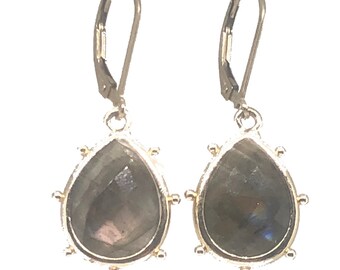 Labradorite Drop Earrings