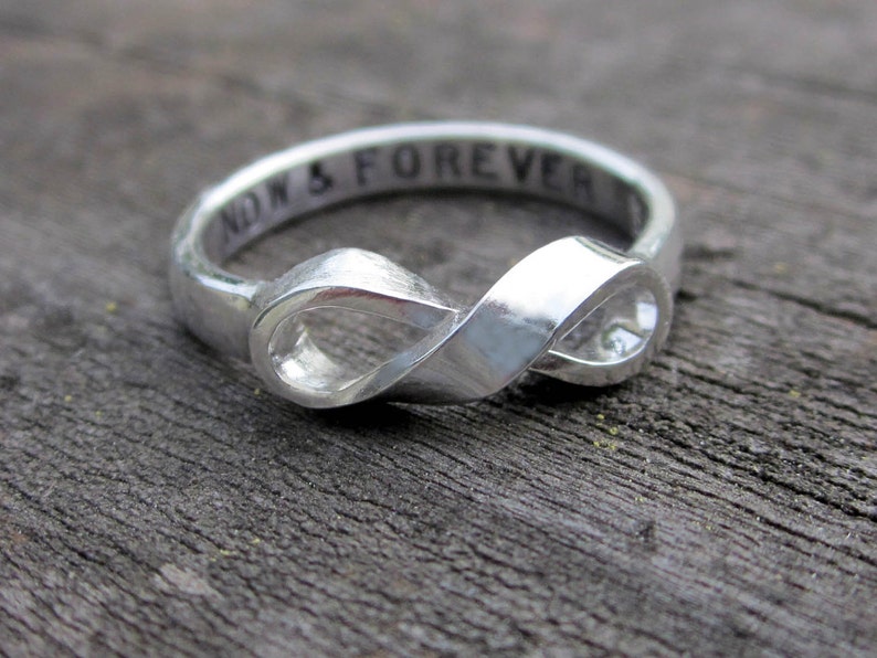 Original NOW & FOREVER Infinity Ring by donnaodesigns image 3