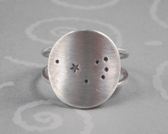 Pleiades Constellation Ring by donnaodesigns