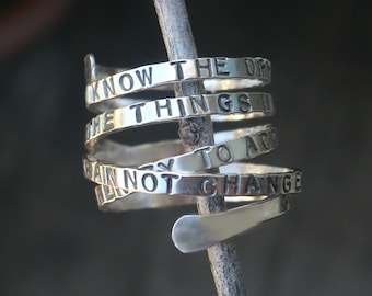 Serenity Prayer Ring exclusively by donnaodesigns