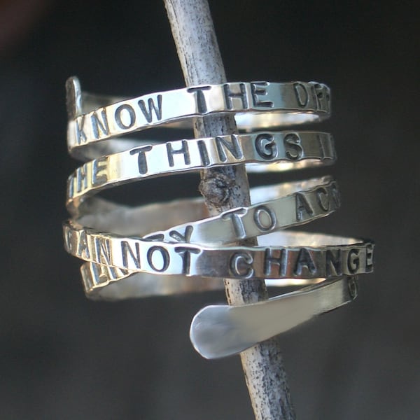 Serenity Prayer Ring exclusively by donnaodesigns