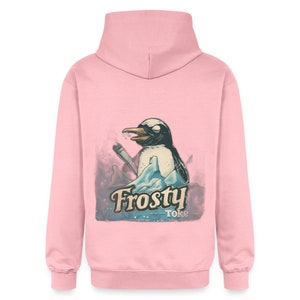 Frosty Toke Hoodie Stoned Style Weed Accessoires, Cannabis Kleidung, 420 Merch, Animal smoking joint, Weed Fashion Bild 6