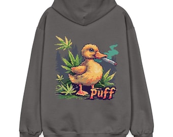 Pixel Puff Ente - Stoned Style | Weed Accessoires, Cannabis Kleidung, 420 Merch, Animal smoking joint, Weed Fashion, Weed Clothing