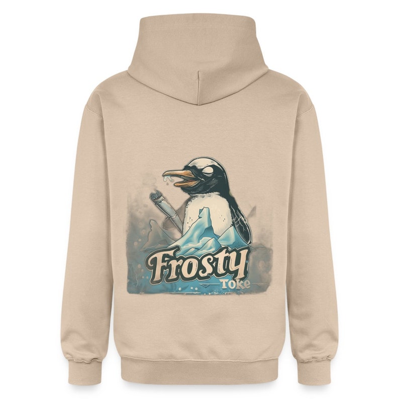 Frosty Toke Hoodie Stoned Style Weed Accessoires, Cannabis Kleidung, 420 Merch, Animal smoking joint, Weed Fashion Bild 7