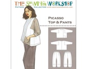The Sewing Workshop PICASSO TOP & PANTS Sewing Pattern