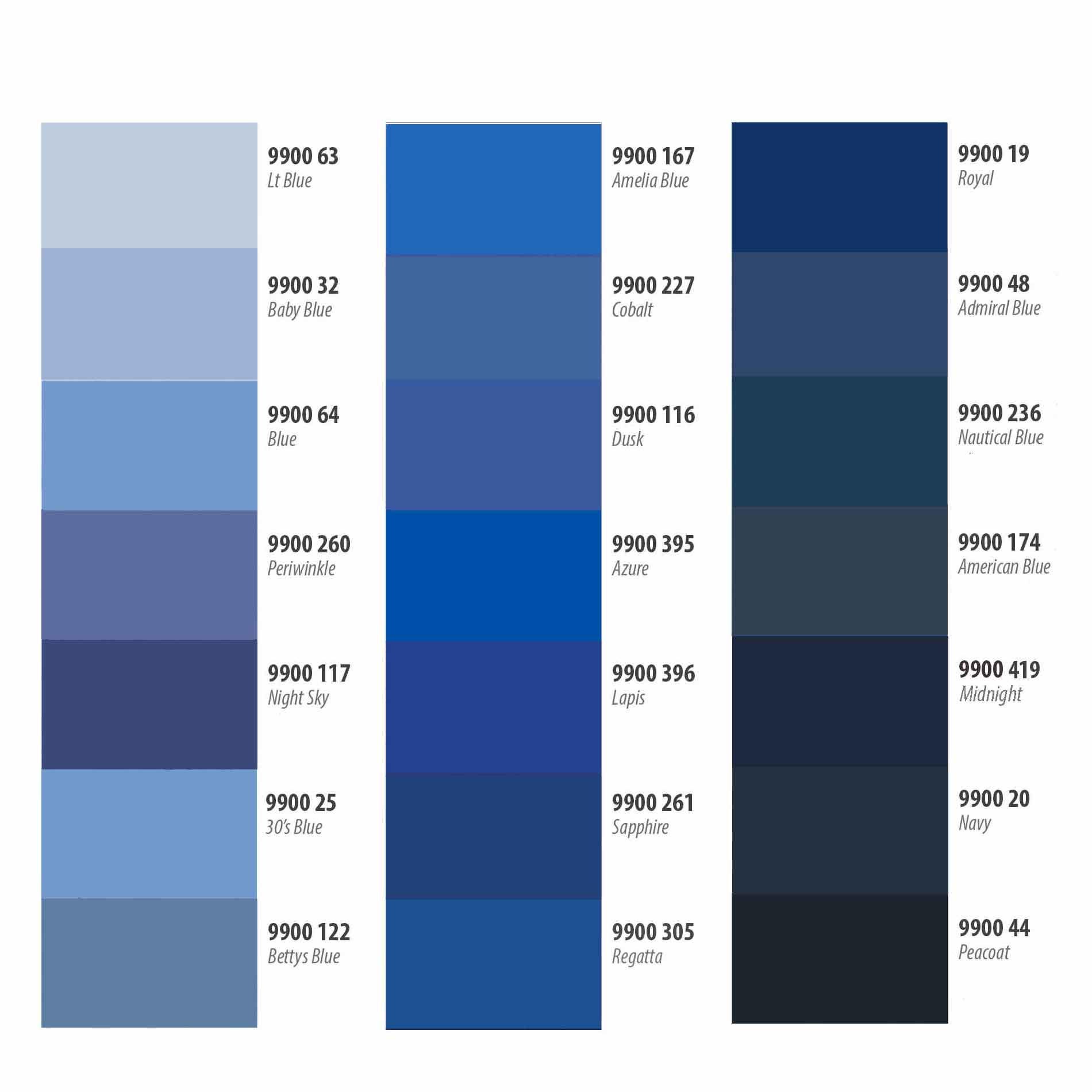 Moda BELLA COTTON SOLID 9900 Blue Tone by the 1/2 Yard - Etsy