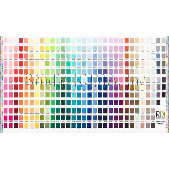 Kona Color Chart