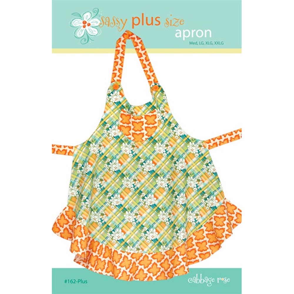 Sassy Little Apron Pattern - Cabbage Rose - Sewing Patterns at Weekend Kits