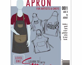 Palmer Pletsch Apron For Artists & Chefs Sewing Pattern