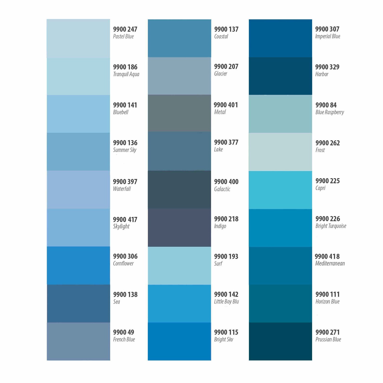 Moda BELLA COTTON SOLID 9900 Blue Tone by the 1/2 Yard - Etsy