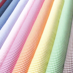 Robert Kaufman CAROLINA GINGHAM 1/8&quot; P-5689 by the 1/2 yard