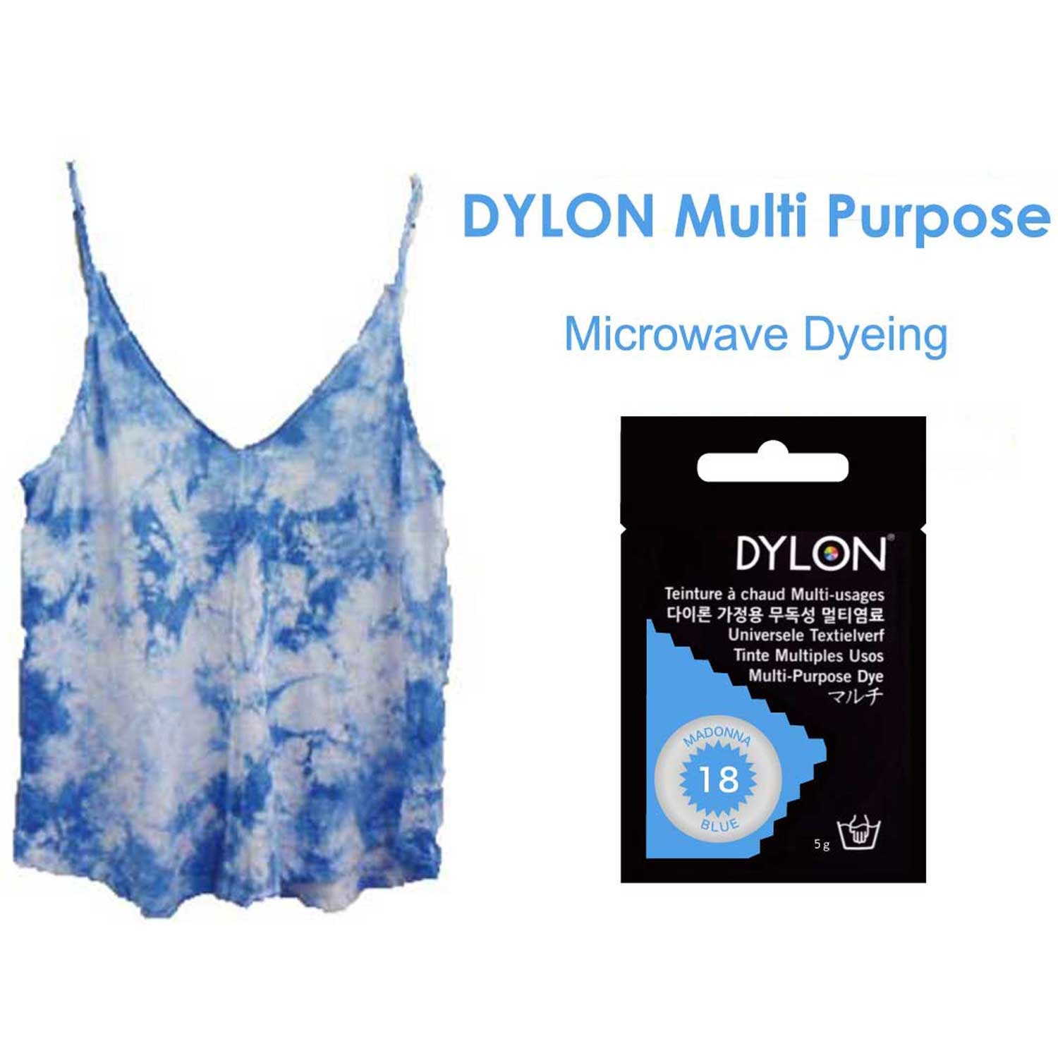 Dylon Multi Purpose Dye 5g – Ebony Black –