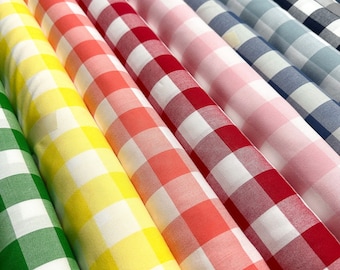 Robert Kaufman CAROLINA GINGHAM 1&quot; P-9811 by the 1/2 yard