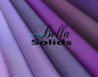 Moda BELLA COTTON SOLID 9900 Purple Tone by the 1/2 yard
