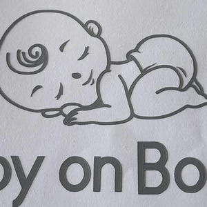 Baby on Board sticker / decal