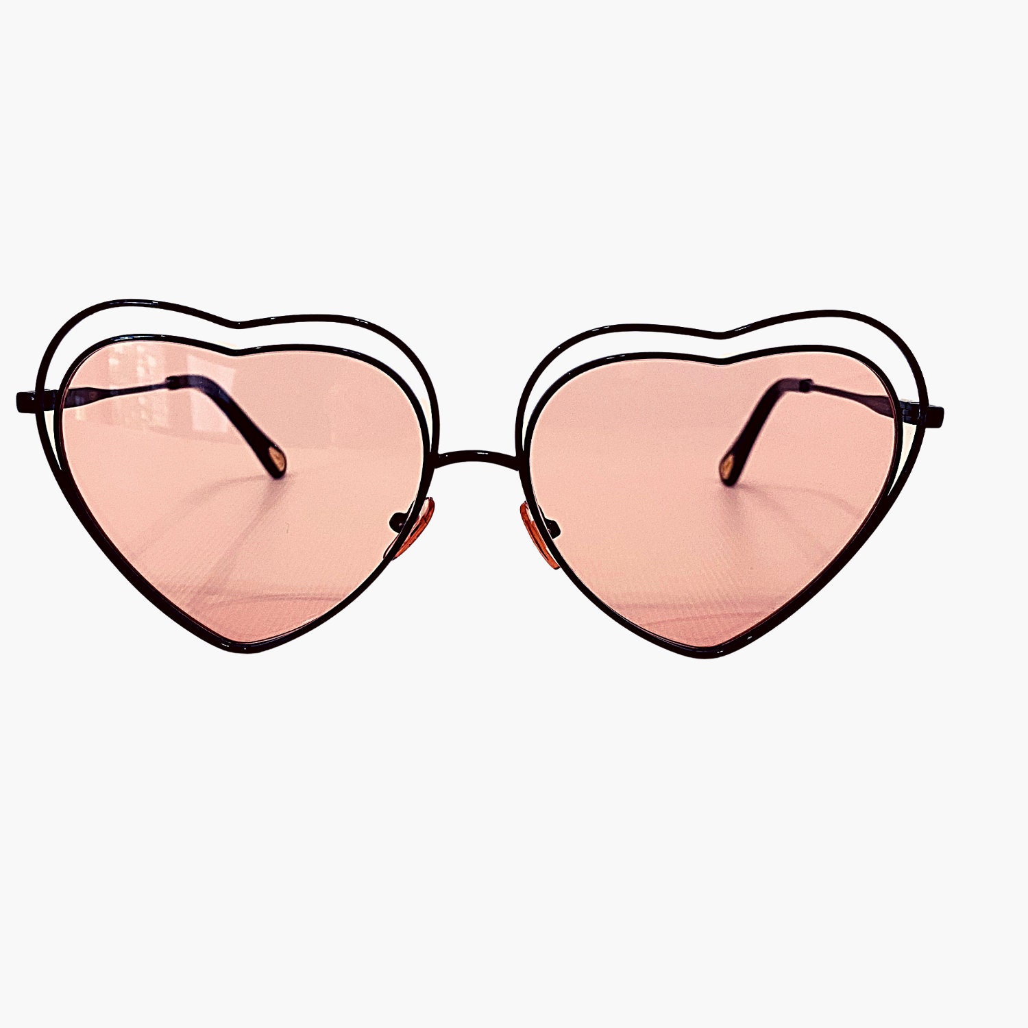 Vintage Look Heart Sunglasses Pastel Pink & Blue | Etsy
