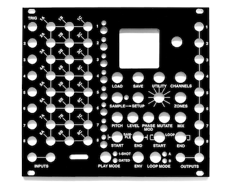 B-STOCK! Assimil8or eurorack alternate black panel (aluminum!)