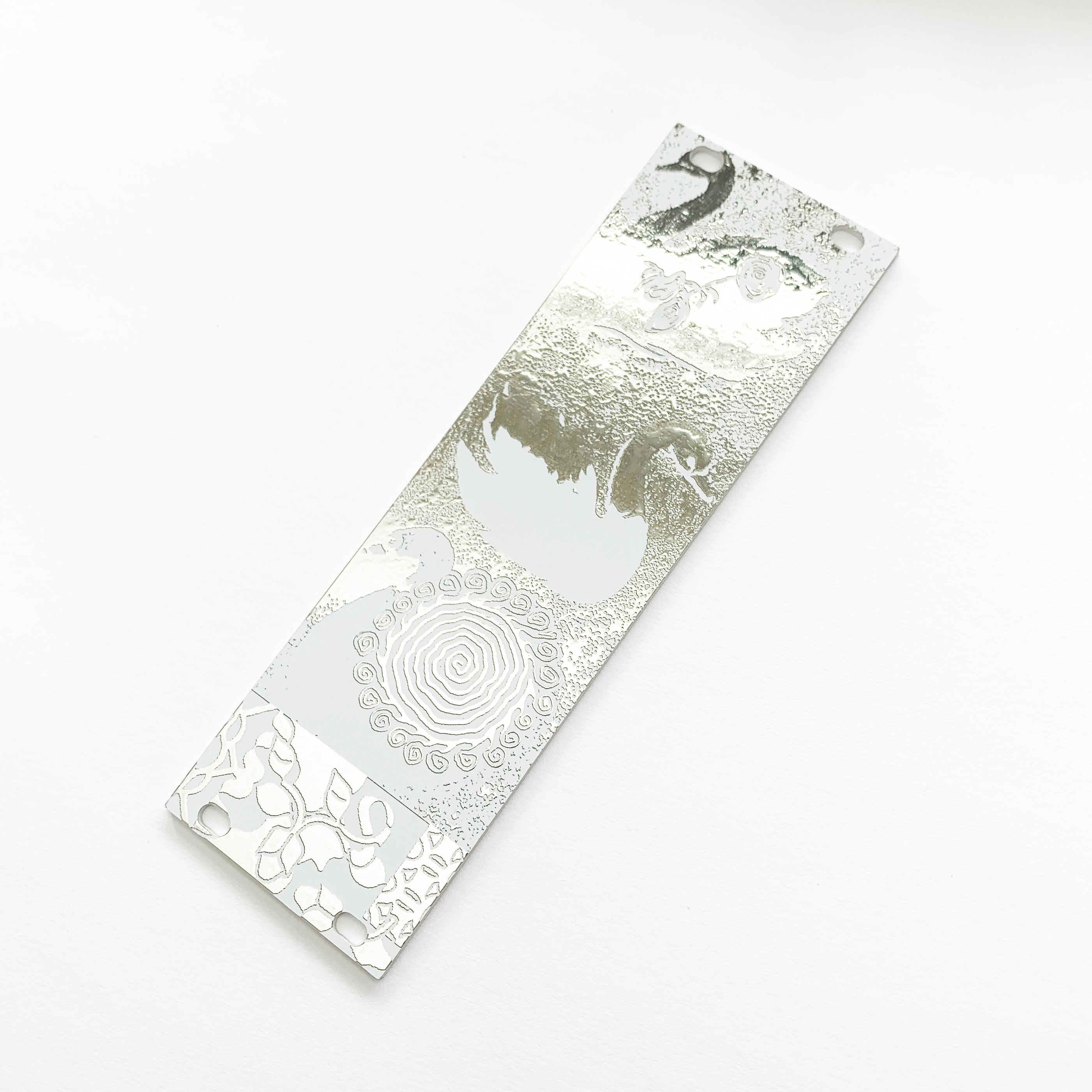 Eurorack blank panel (aluminum!) with illustration 8HP
