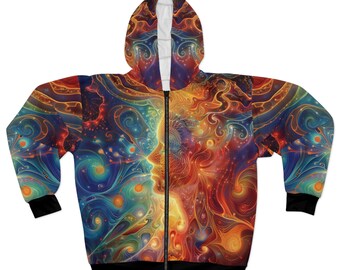 Cosmic Hoodie #8 | Custom Hoodie | ONE OF A KIND | Gift for him | Gift for Her |  Cool Hoodie | Stylish and Unique design | Graduation gift