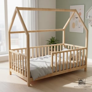 PDF montessori-bedplattegrond: zelfgemaakt bedframe voor peuters