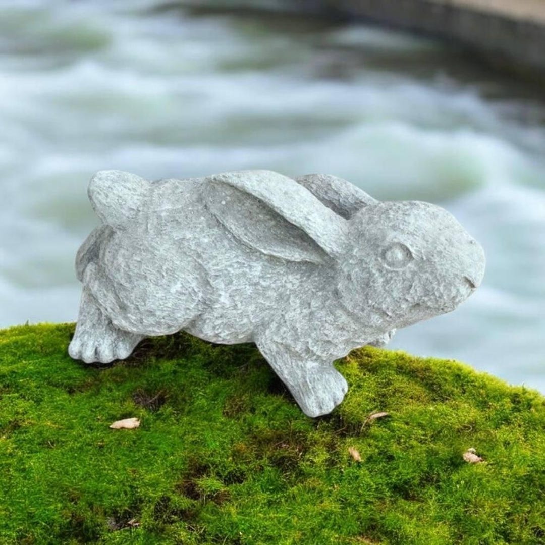 Stone Rabbit Statue 3