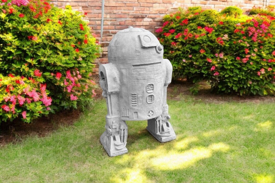 Robot Decaration Backyard Detailed Robot Sculpture 11